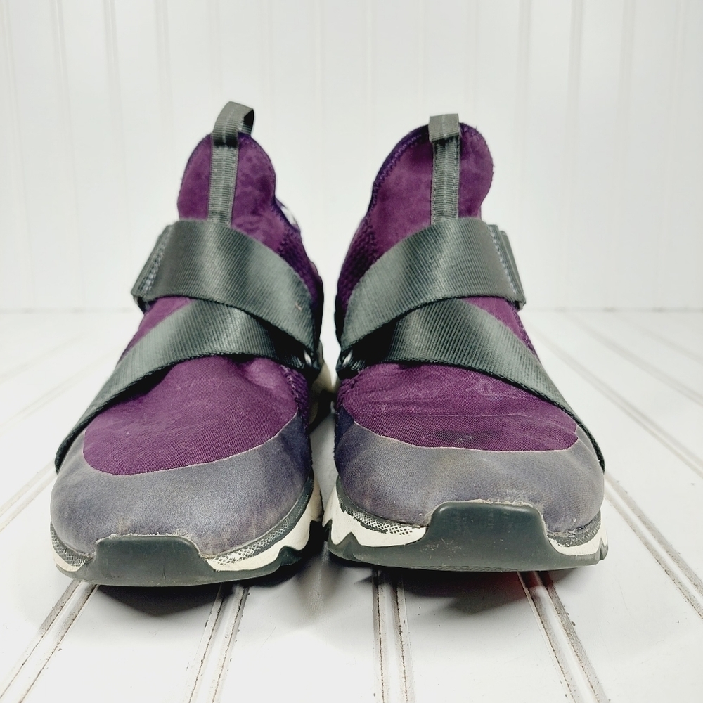 SOREL, Purple and Black Slip-On Sneakers, sz9 - Picture 3 of 11